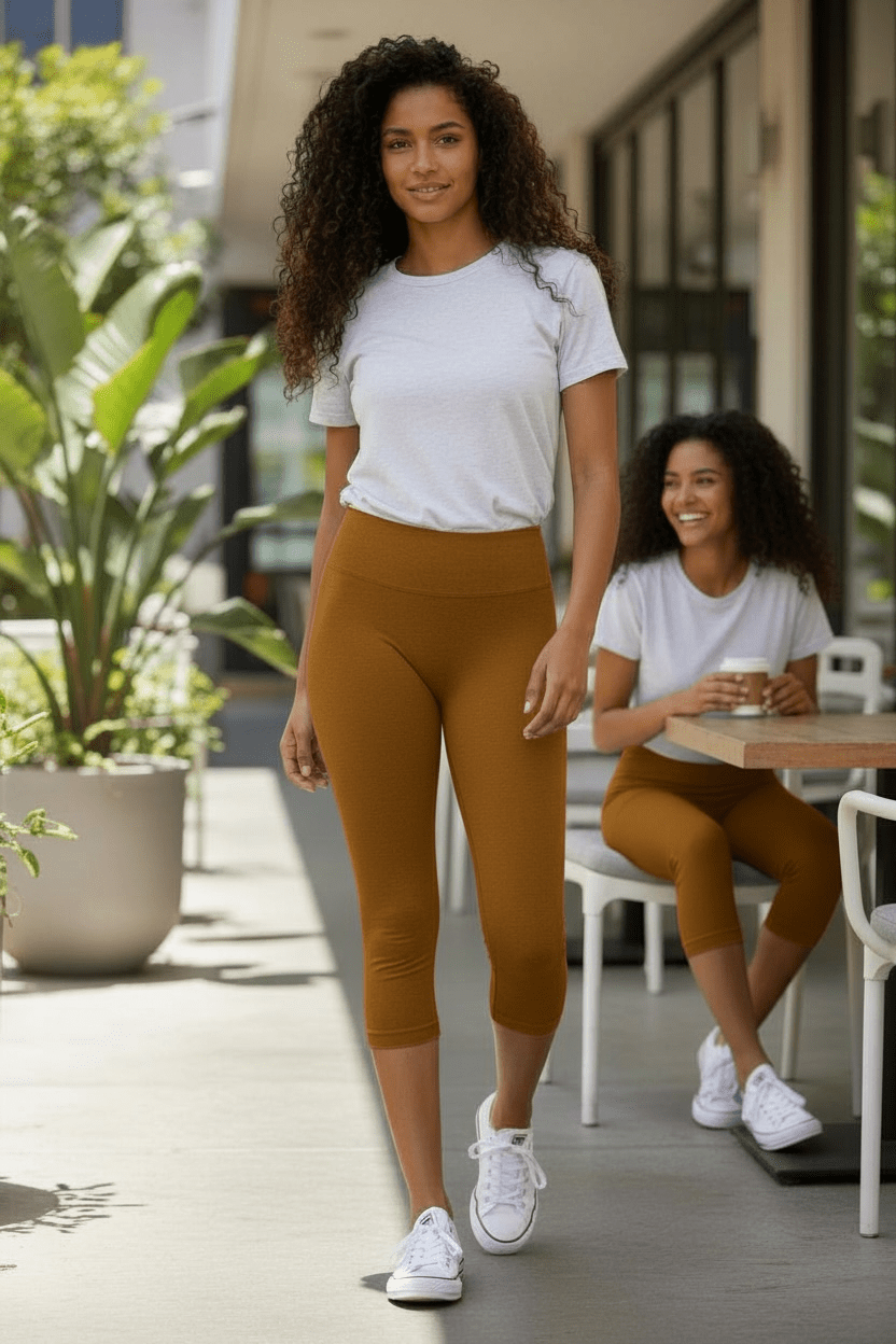 Capri Spandex Leggings - House of FaSHUN by Shun Melson