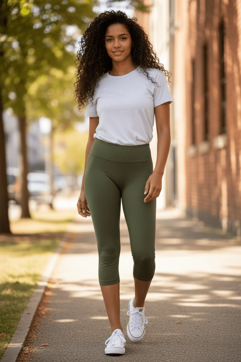 Capri Spandex Leggings - House of FaSHUN by Shun Melson