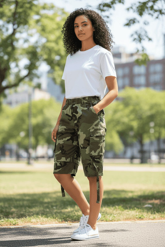 Cargo Bow Shorts - House of FaSHUN by Shun Melson