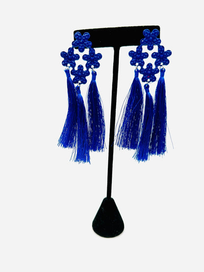 Color Fringe Earrings - House of FaSHUN by Shun Melson