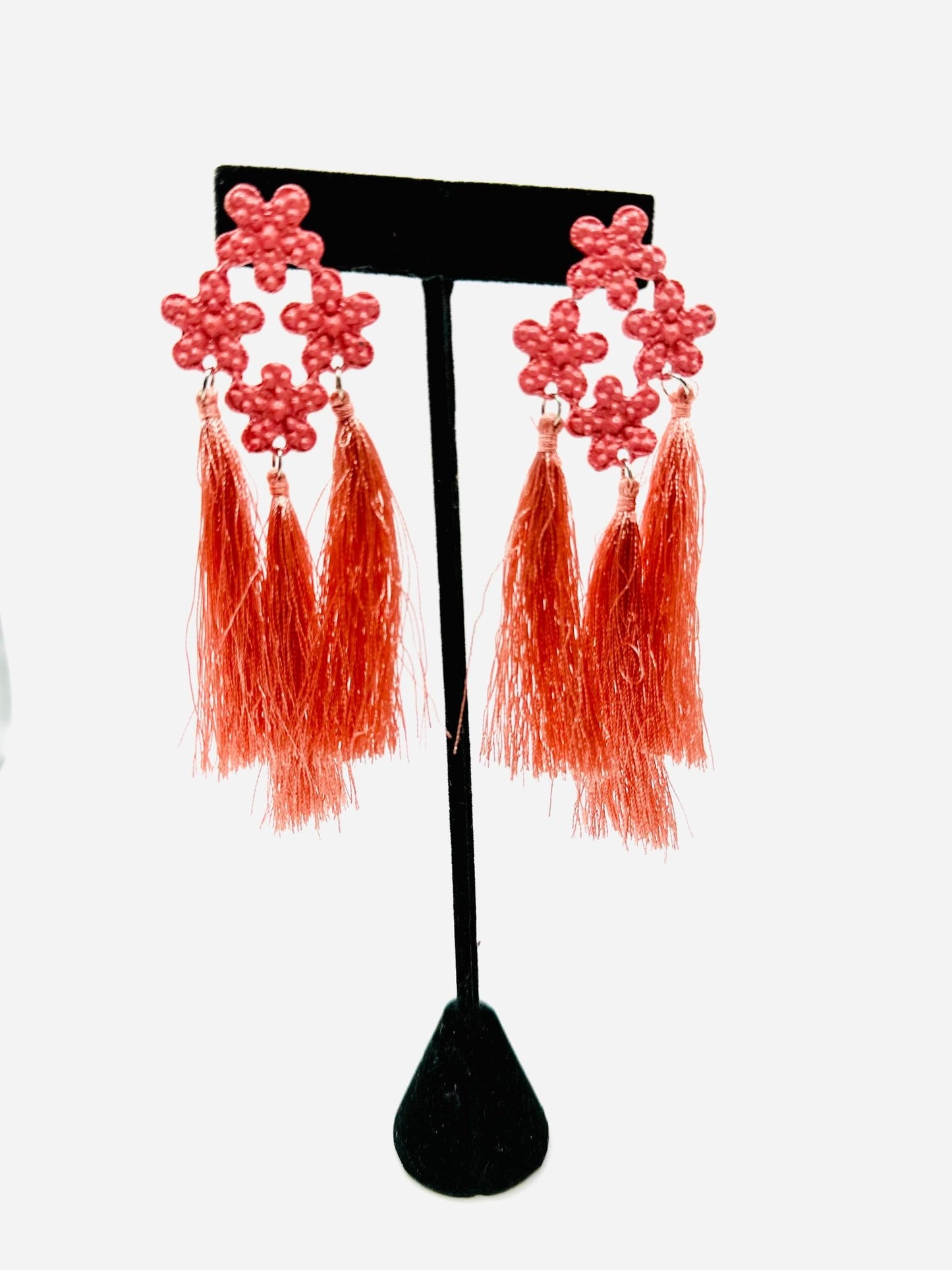 Color Fringe Earrings - House of FaSHUN by Shun Melson