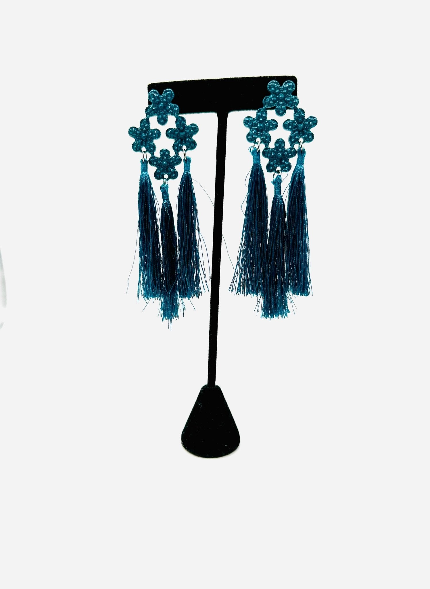 Color Fringe Earrings - House of FaSHUN by Shun Melson