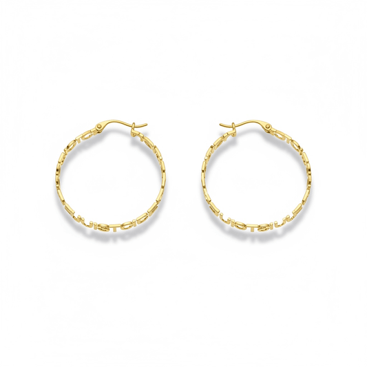 Custom Name Hoops - House of FaSHUN by Shun Melson