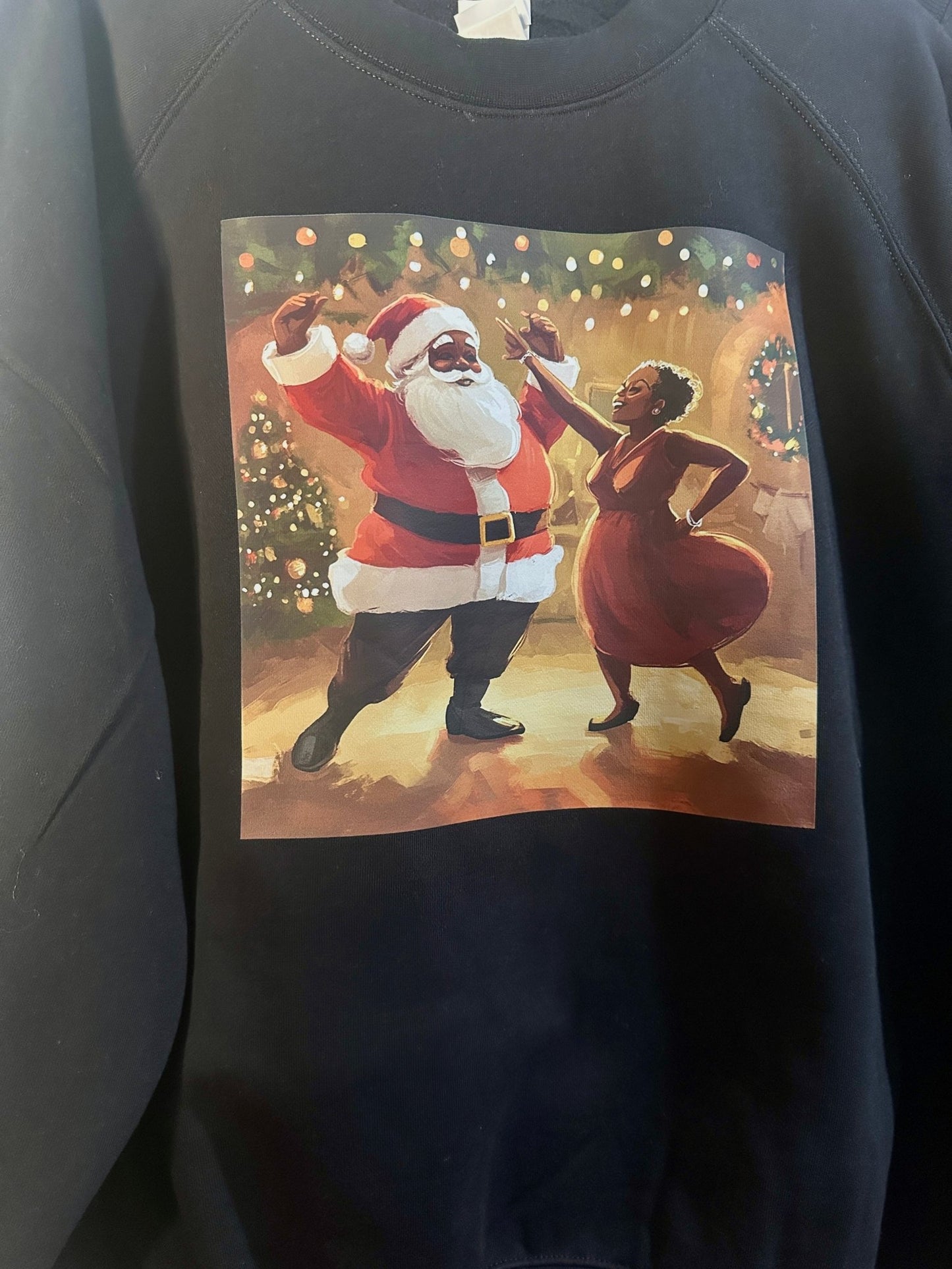 Dancing Santa Sweatshirt - House of FaSHUN by Shun Melson