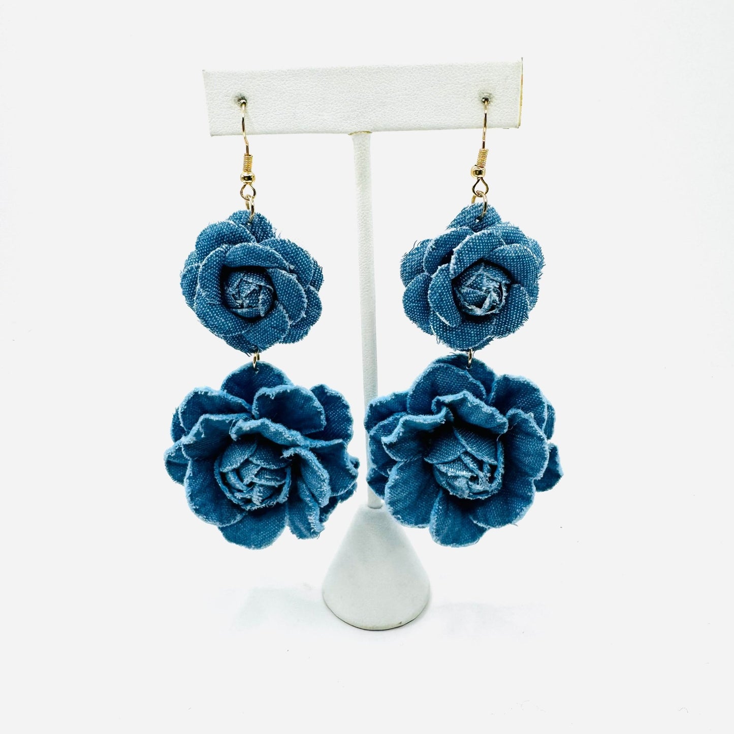 Denim Earrings - House of FaSHUN by Shun Melson