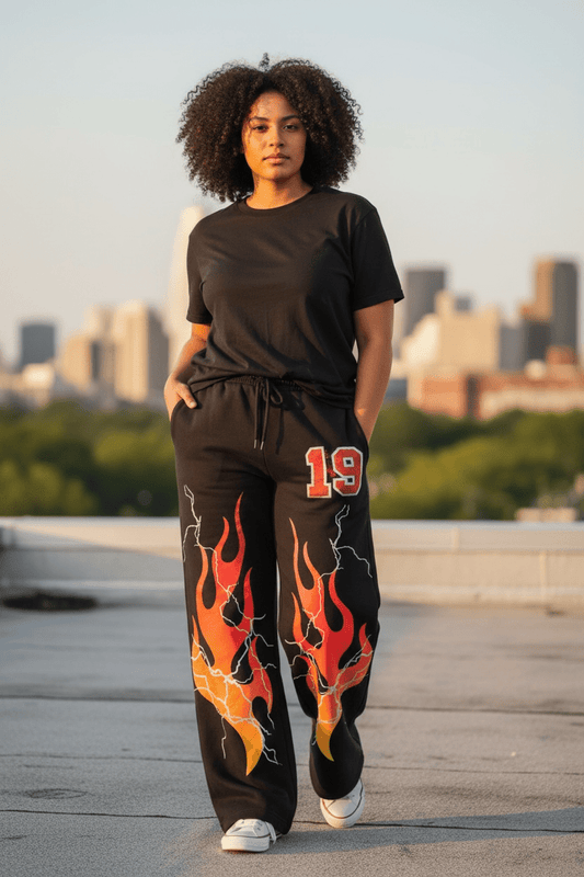 Fire 19 Jogger - House of FaSHUN by Shun Melson