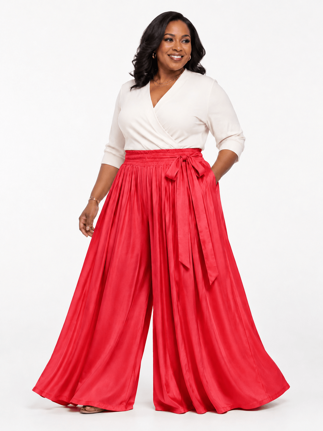 Flowy Palazzo Pants – OSFA (4–16) - House of FaSHUN by Shun Melson