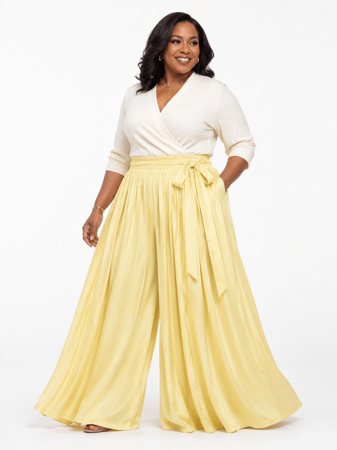 Flowy Palazzo Pants – OSFA (4–16) - House of FaSHUN by Shun Melson