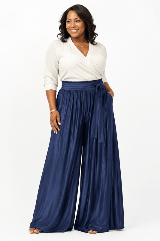 Flowy Palazzo Pants – OSFA (4–16) - House of FaSHUN by Shun Melson