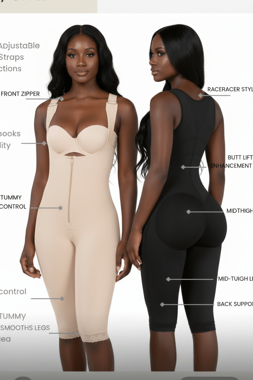Full Body Shaper — Premium Compression Shapewear (S–5XL) - House of FaSHUN by Shun Melson