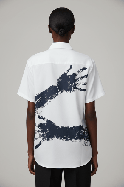 Hands On Button Down Shirt - House of FaSHUN by Shun Melson