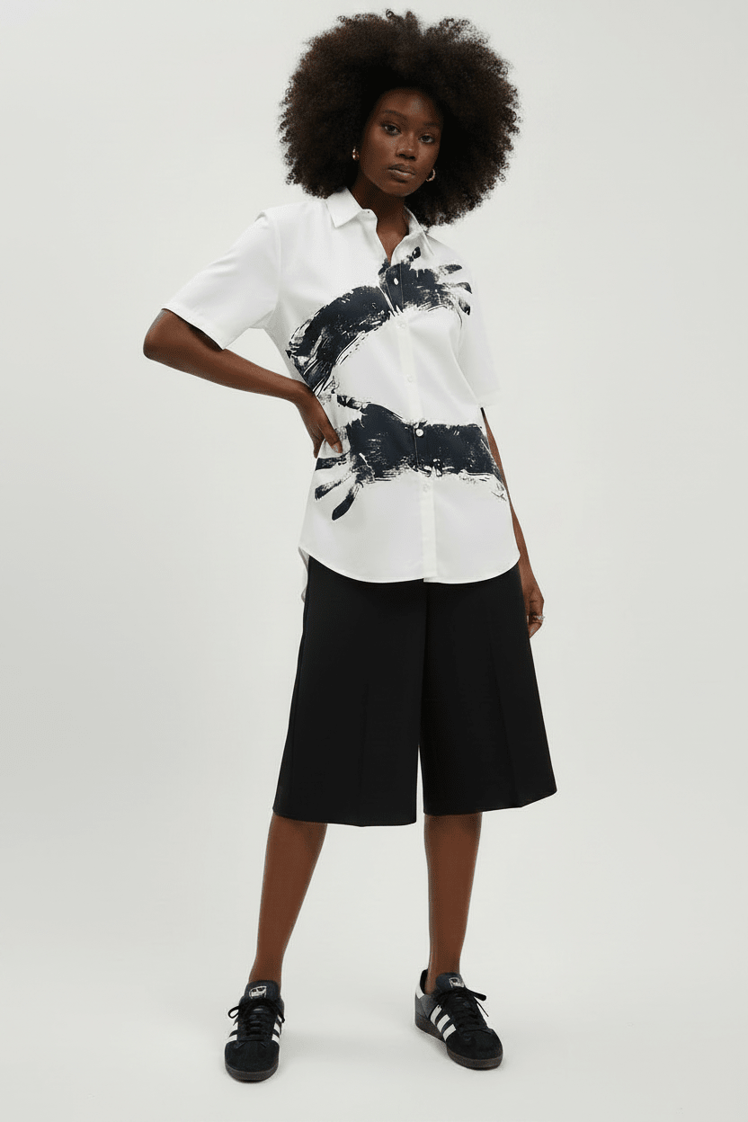 Hands On Button Down Shirt - House of FaSHUN by Shun Melson