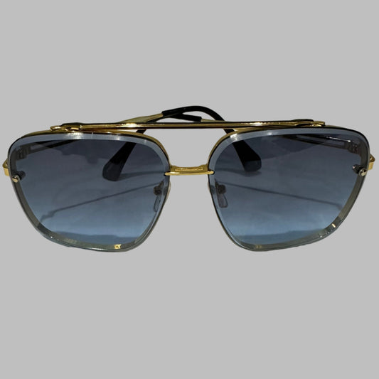 Heavy Gold Trim Sunglasses - House of FaSHUN by Shun Melson
