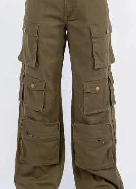 Khaki & Olive Cargo Pants - House of FaSHUN by Shun Melson