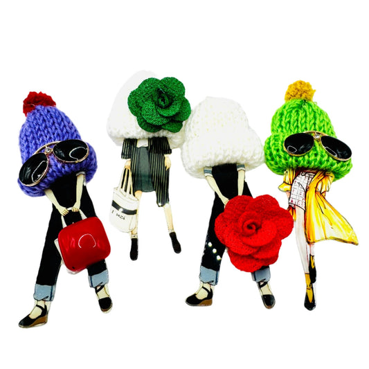 Lady Brooch Pins - House of FaSHUN by Shun Melson