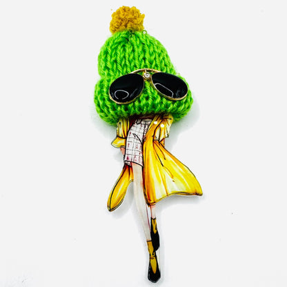 Lady Brooch Pins - House of FaSHUN by Shun Melson