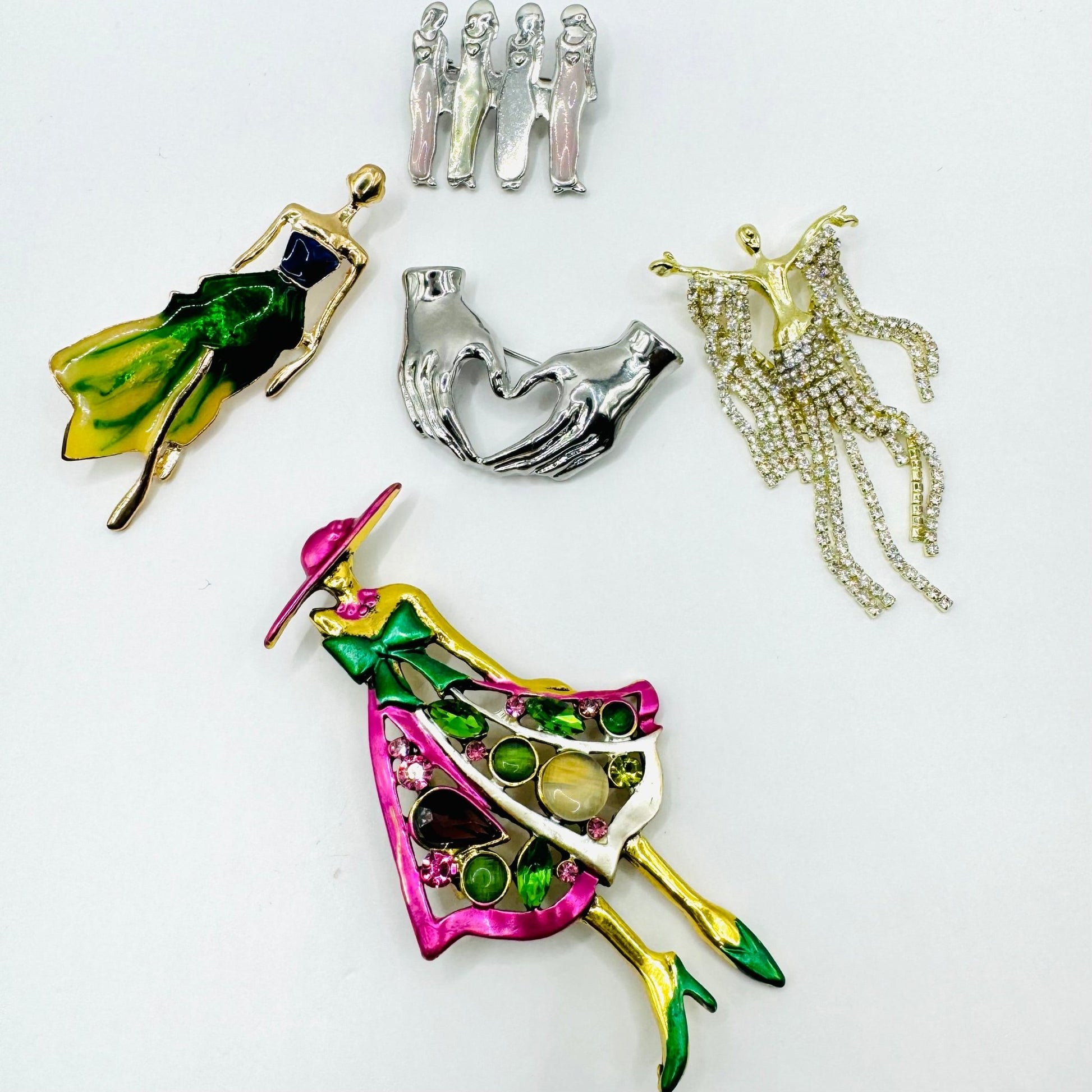 Lady Brooch Pins - House of FaSHUN by Shun Melson