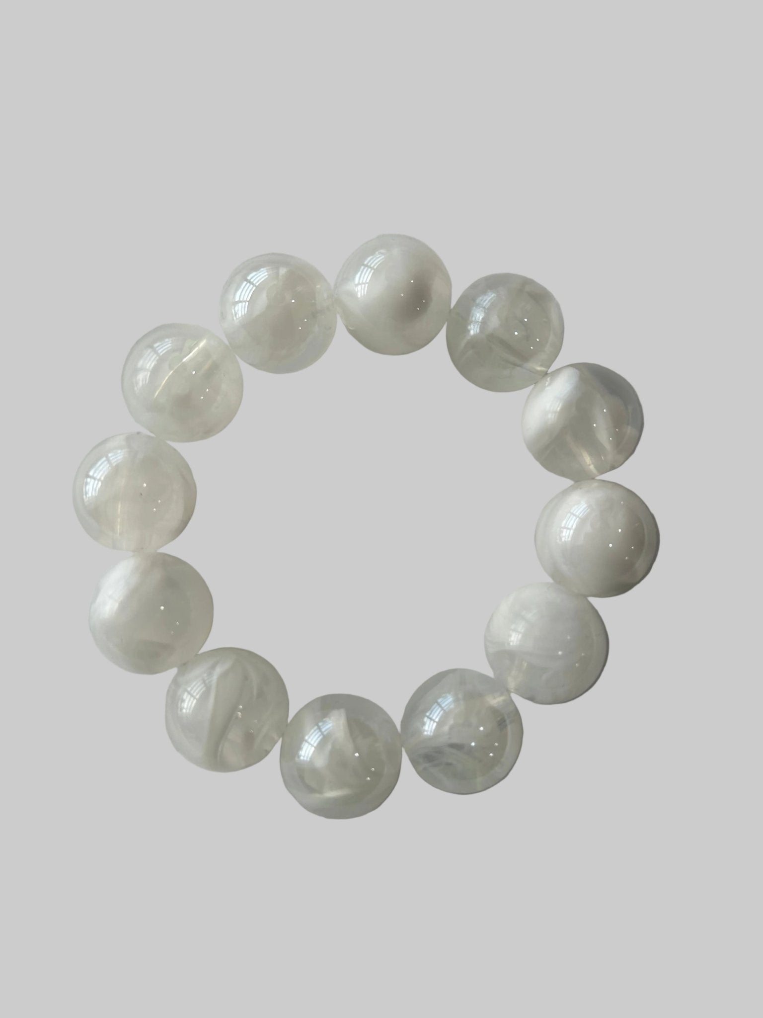 Large Ball Bead Stretch Bracelet - House of FaSHUN by Shun Melson