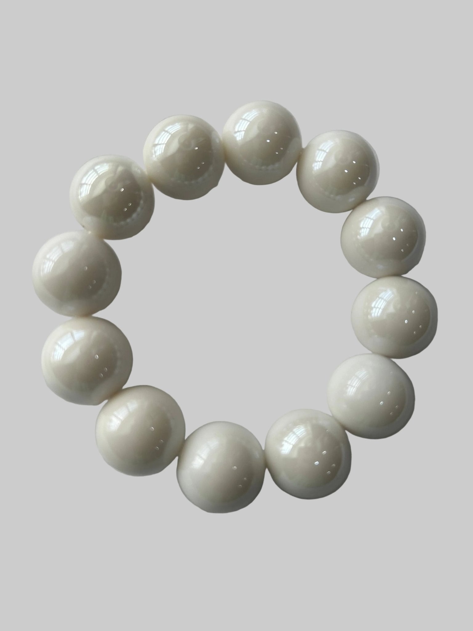 Large Ball Bead Stretch Bracelet - House of FaSHUN by Shun Melson