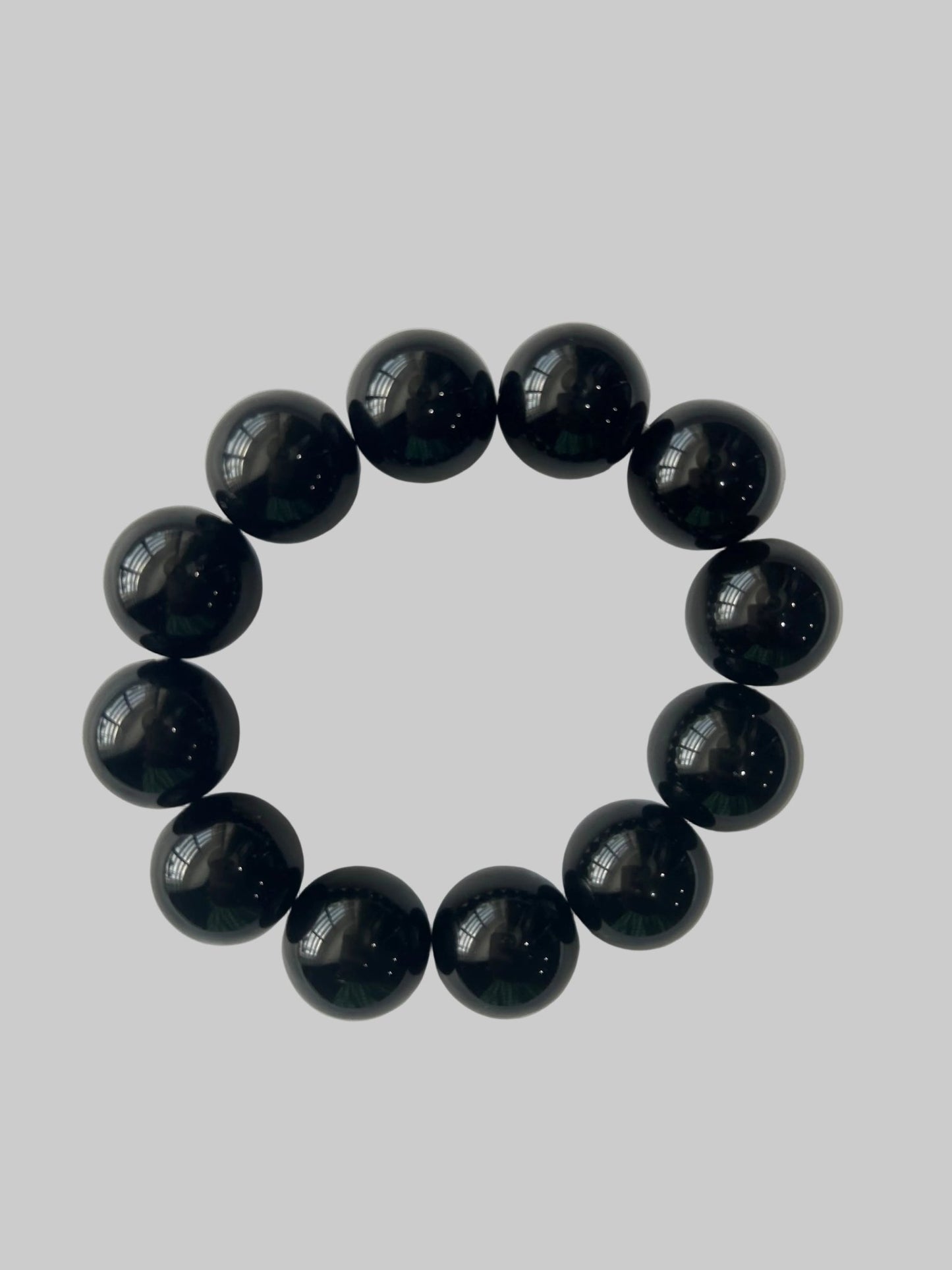 Large Ball Bead Stretch Bracelet - House of FaSHUN by Shun Melson