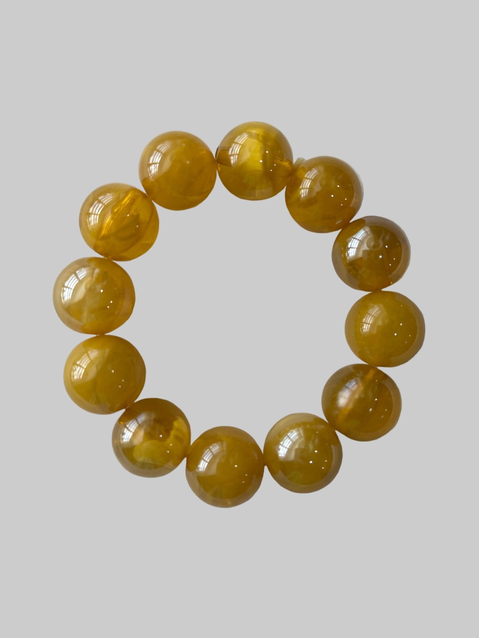 Large Ball Bead Stretch Bracelet - House of FaSHUN by Shun Melson