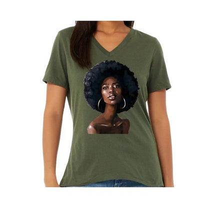 Melanin Afro Lady Tee & Sweatshirts - House of FaSHUN by Shun Melson