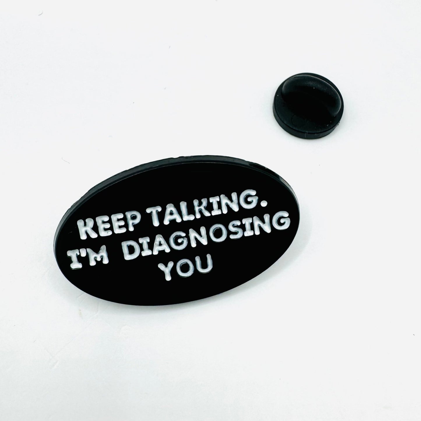 Mini Quote Brooch Pins - House of FaSHUN by Shun Melson