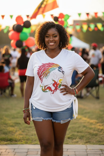 Multi Color Locs Tee - House of FaSHUN by Shun Melson