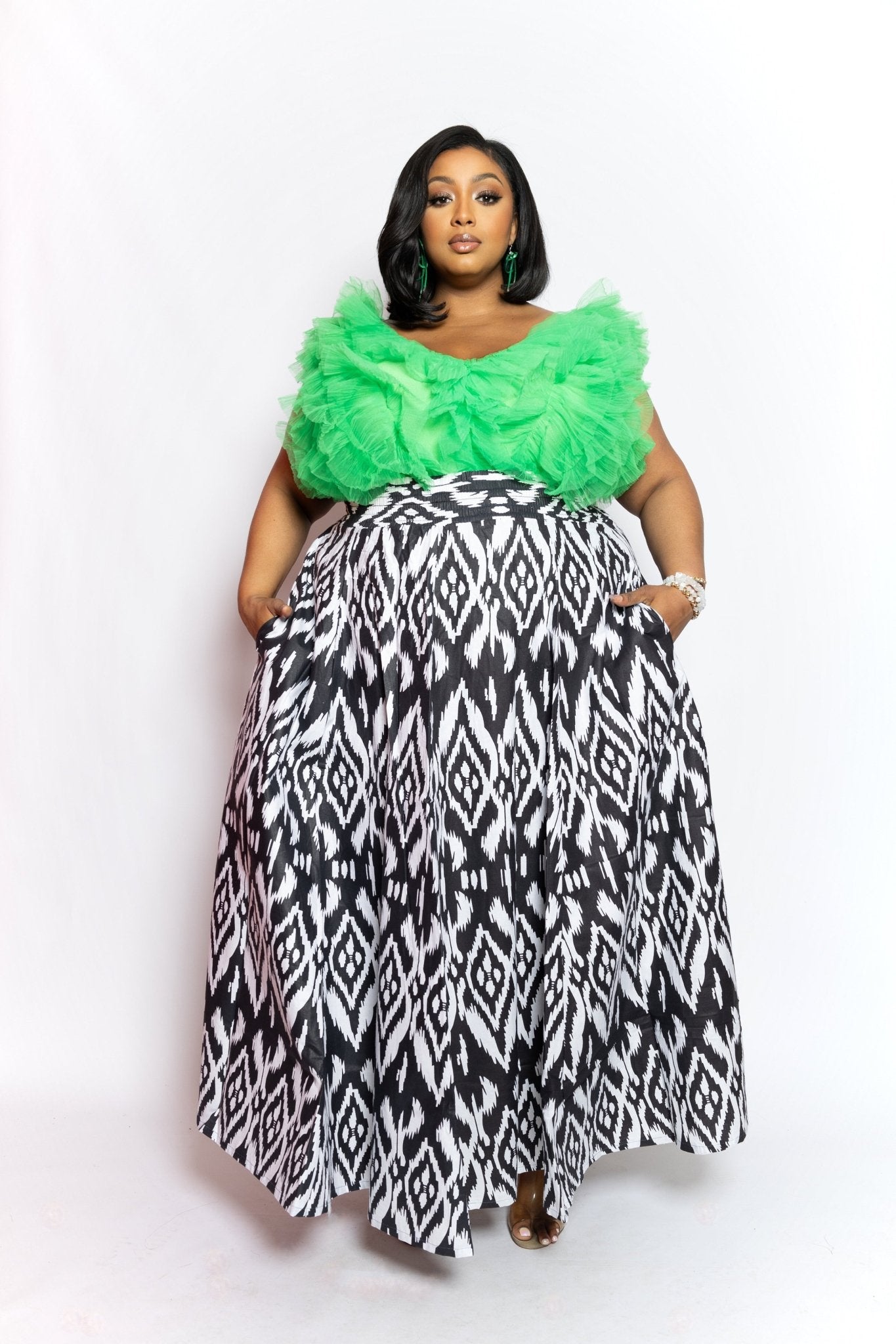 OSFA Maxi Skirt SALE Reloaded - House of FaSHUN by Shun Melson