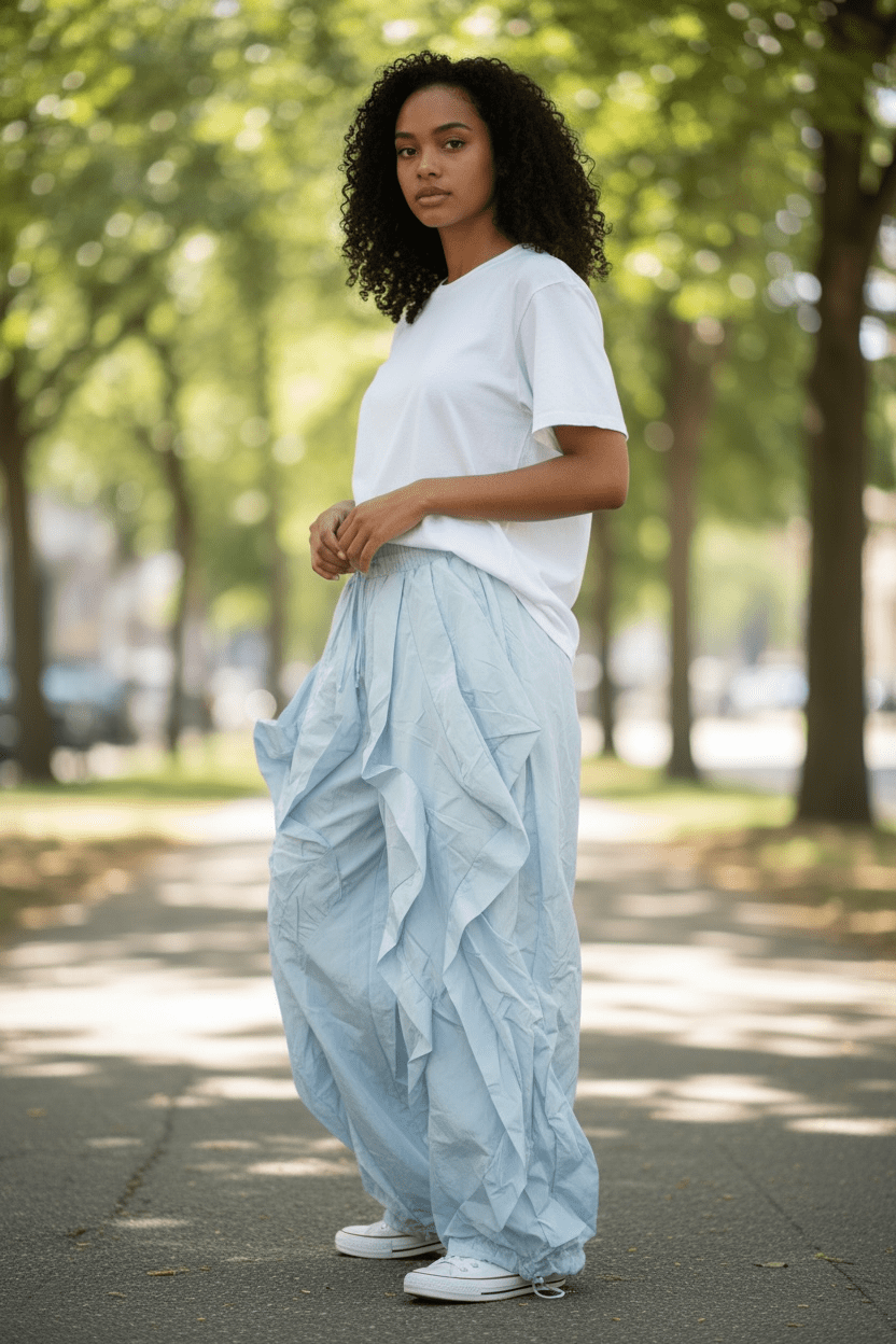 Ruffled Pant - House of FaSHUN by Shun Melson