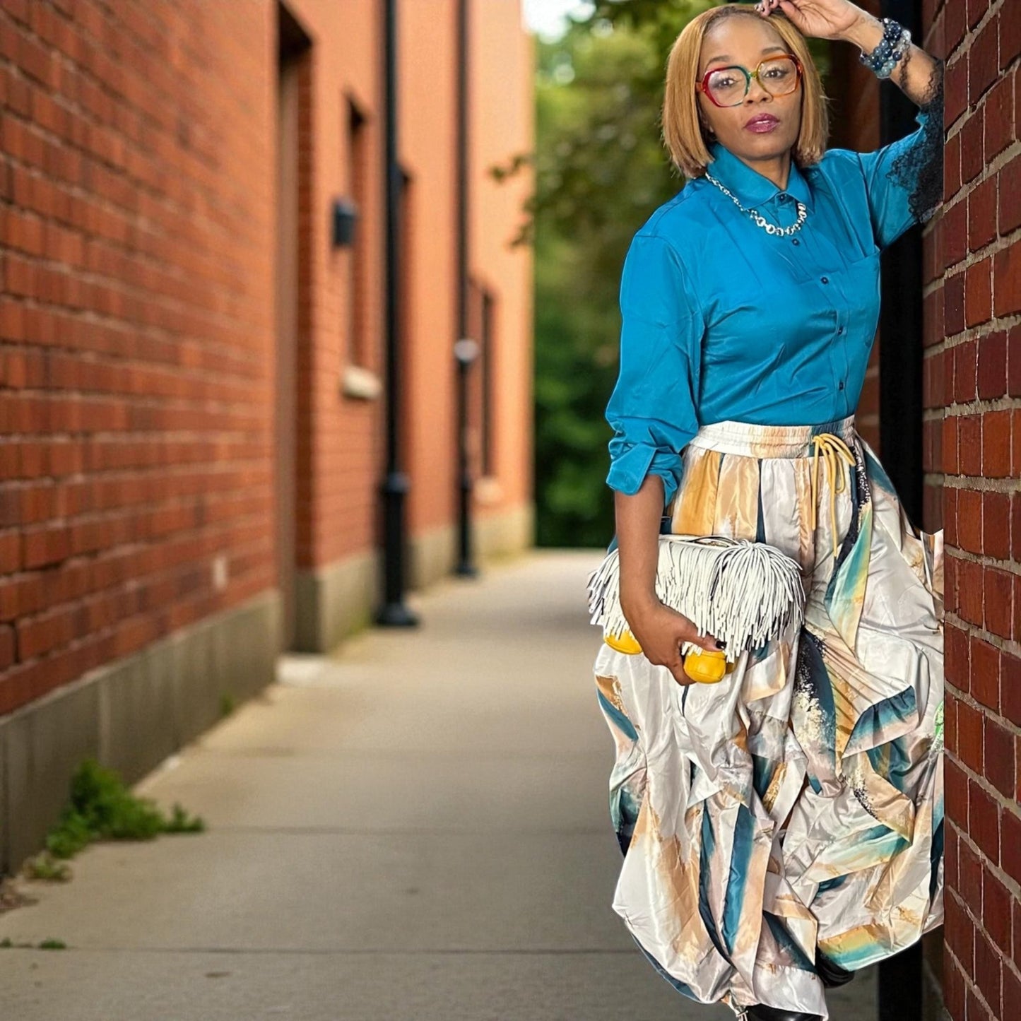 Ruffled Pant - House of FaSHUN by Shun Melson