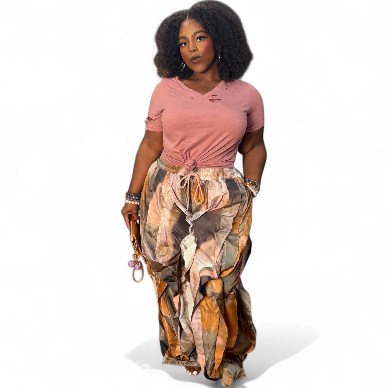 Ruffled Pant - House of FaSHUN by Shun Melson