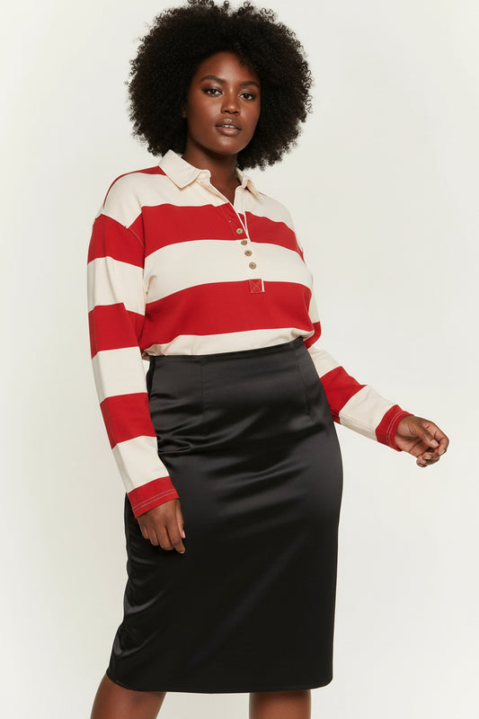Rugby Red Striped Top