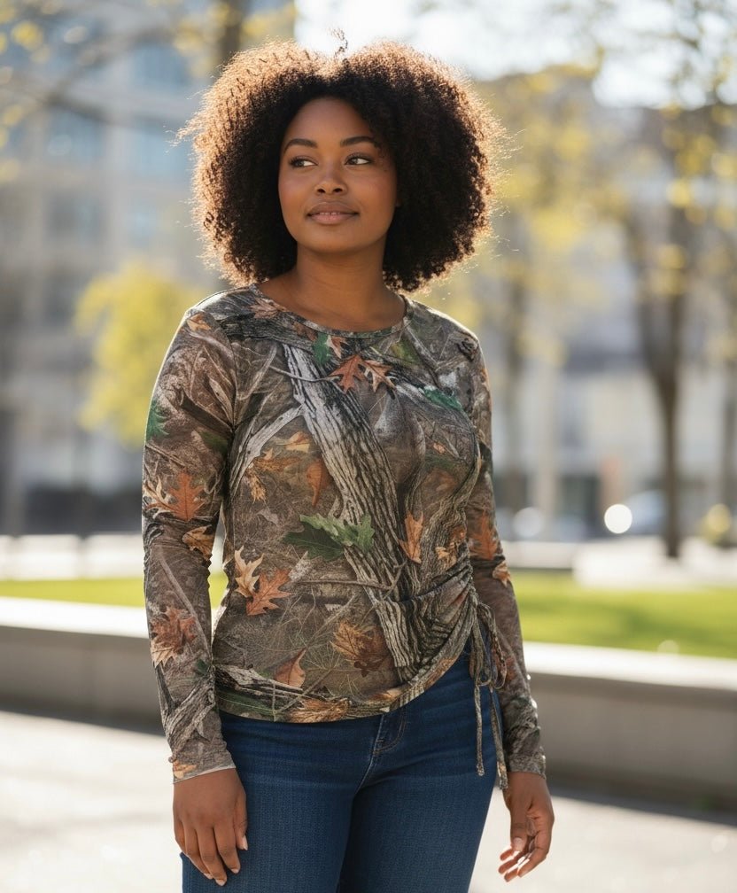 Sheer Pattern Blouse - House of FaSHUN by Shun Melson