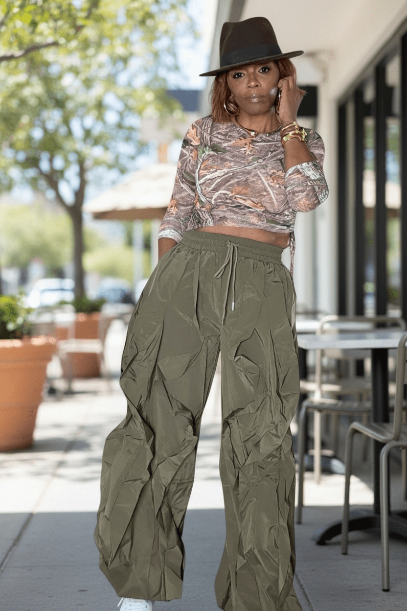 Sheer Pattern Blouse - House of FaSHUN by Shun Melson