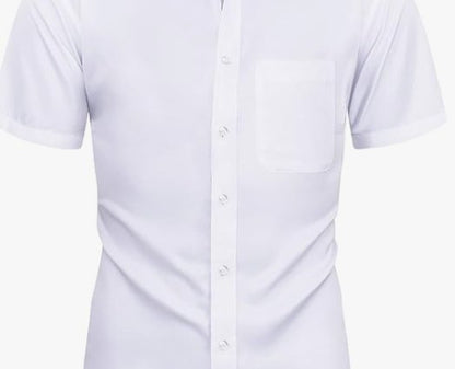 Short Sleeve Button Down Shirt - House of FaSHUN by Shun Melson