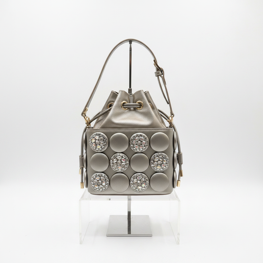 Silver Rhinestone Bag