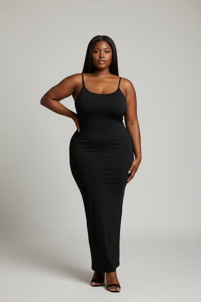 Simple Bodycon Dress with Back Split – Pink, Black & Royal Blue – House of FaSHUN by Shun Melson