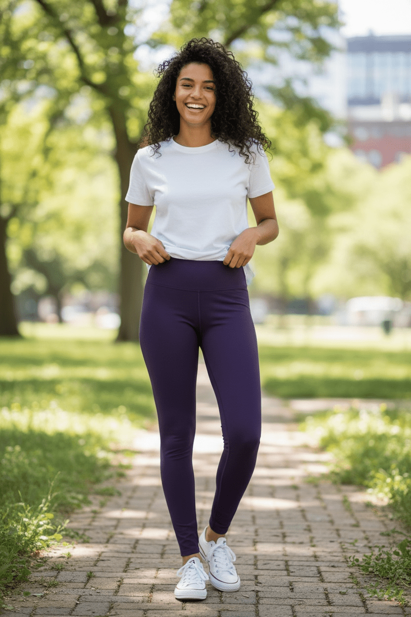 Solid brushed Leggings - House of FaSHUN by Shun Melson