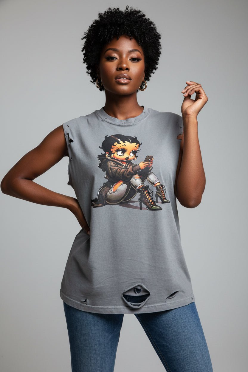 Text Me Later Boss Betty Tee – House of FaSHUN by Shun Melson