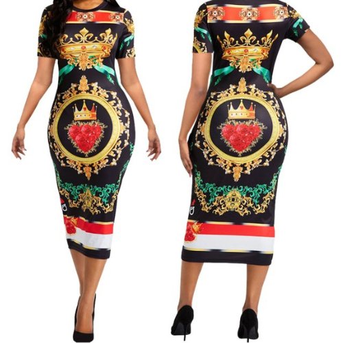 The Crown Bodycon Dress - House of FaSHUN by Shun Melson