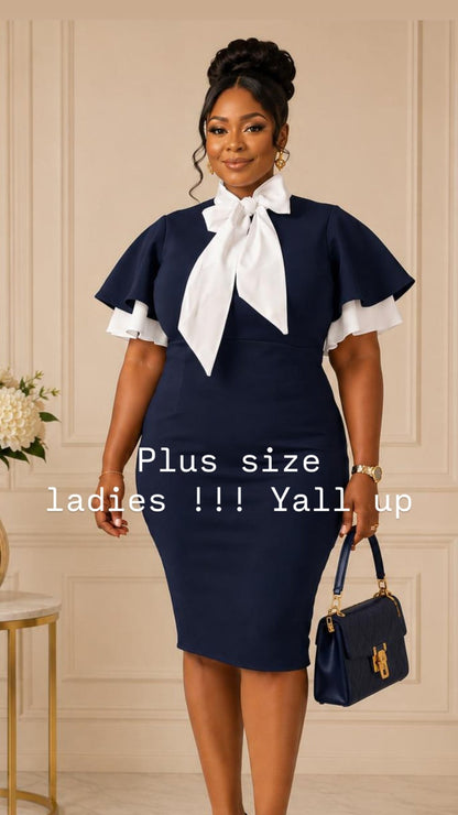The Perfect Dressy Dress ( plus) - House of FaSHUN by Shun Melson