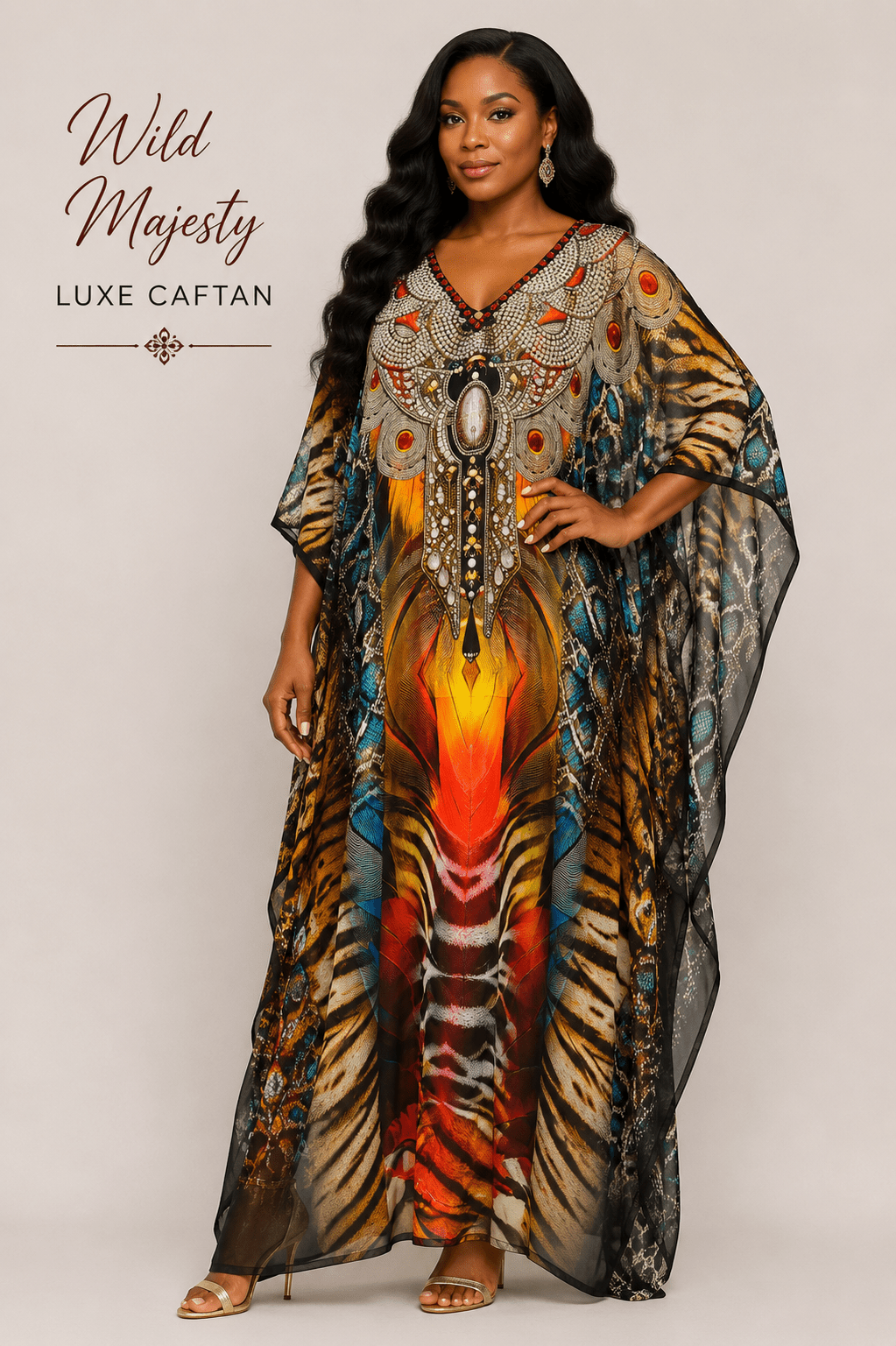 Variety of Luxe Caftan - House of FaSHUN by Shun Melson