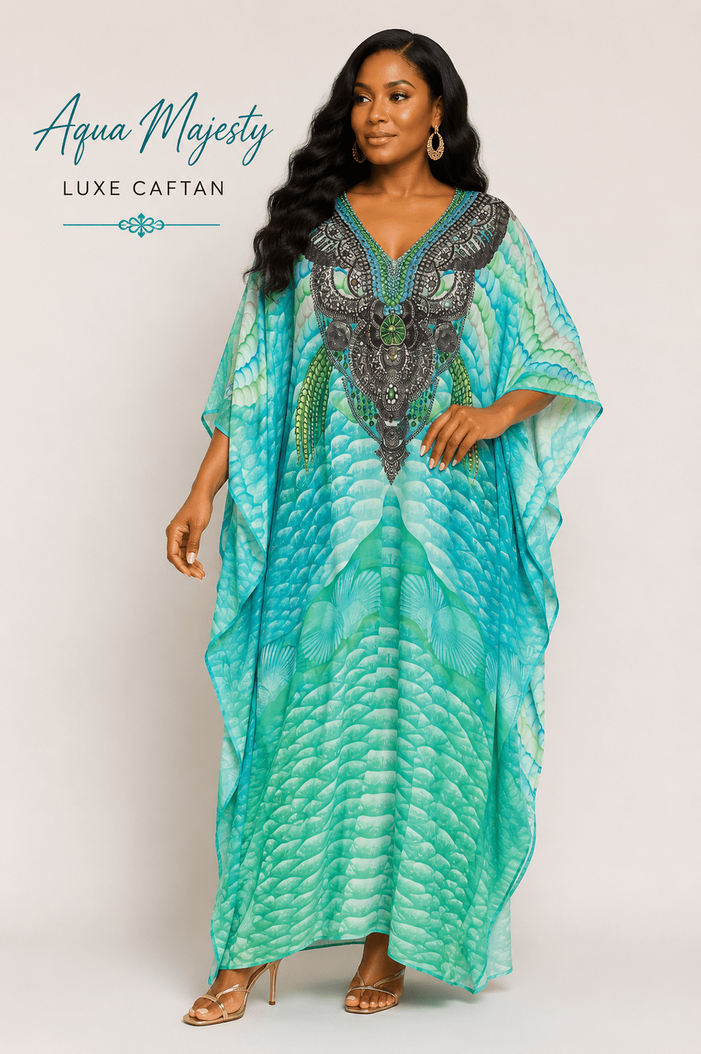 Variety of Luxe Caftan - House of FaSHUN by Shun Melson