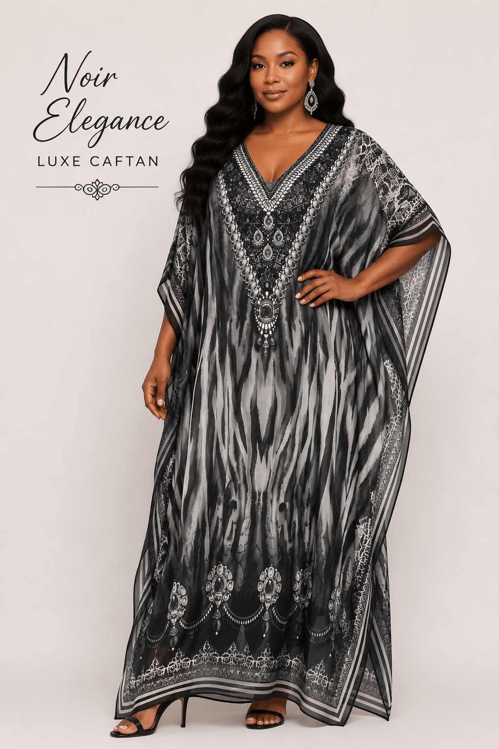 Variety of Luxe Caftan - House of FaSHUN by Shun Melson