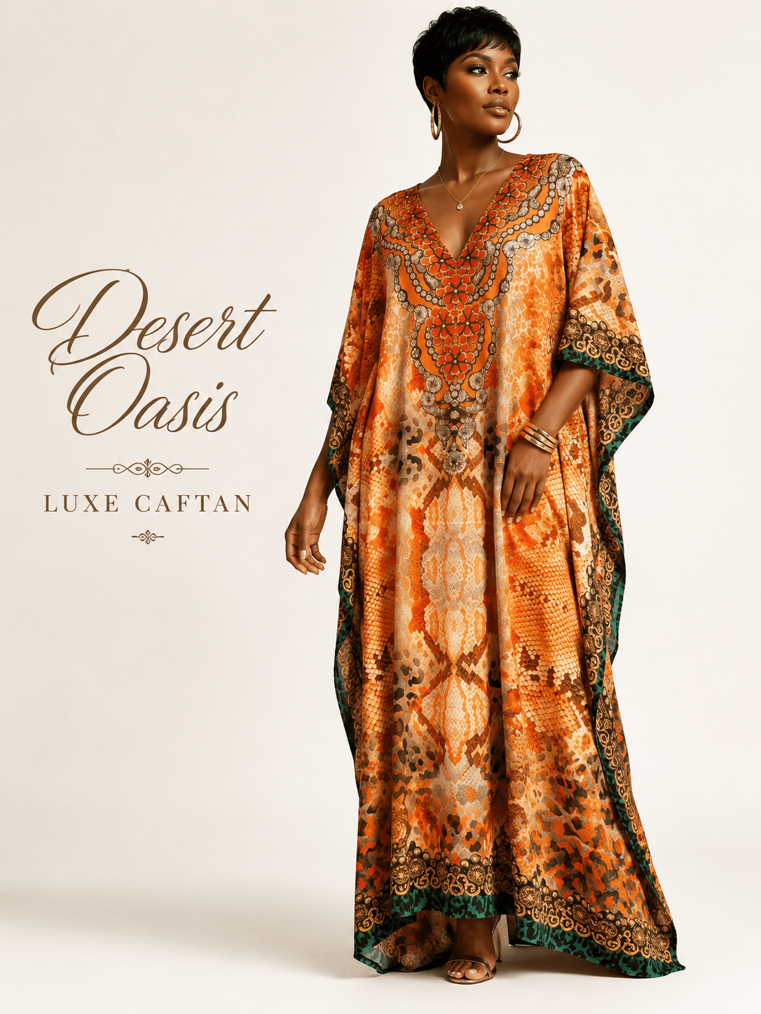 Variety of Luxe Caftan - House of FaSHUN by Shun Melson