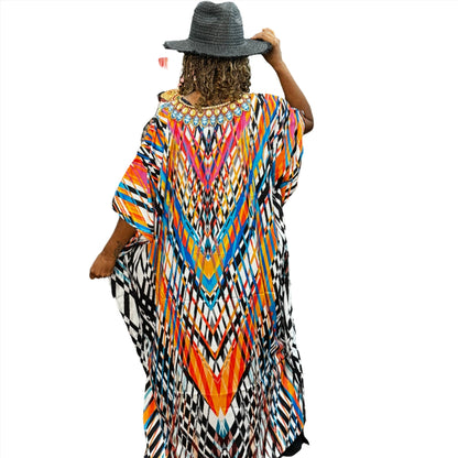 Vibrant Print Caftans - House of FaSHUN by Shun Melson