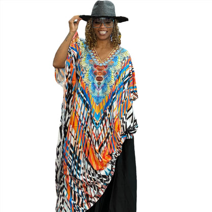 Vibrant Print Caftans - House of FaSHUN by Shun Melson