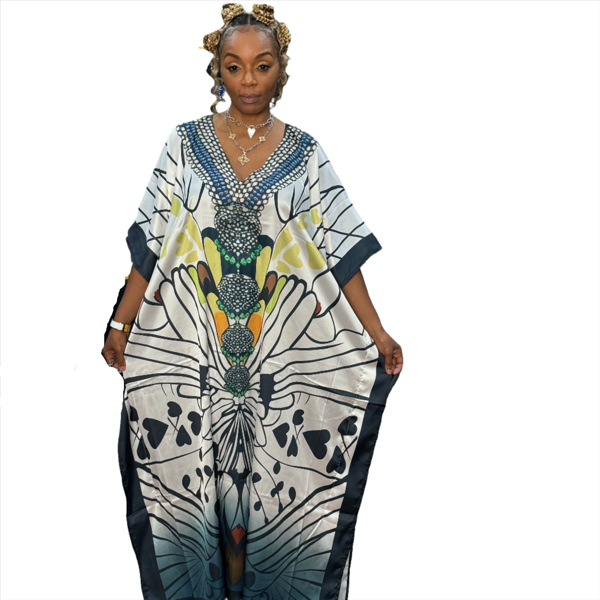 Vibrant Print Caftans - House of FaSHUN by Shun Melson