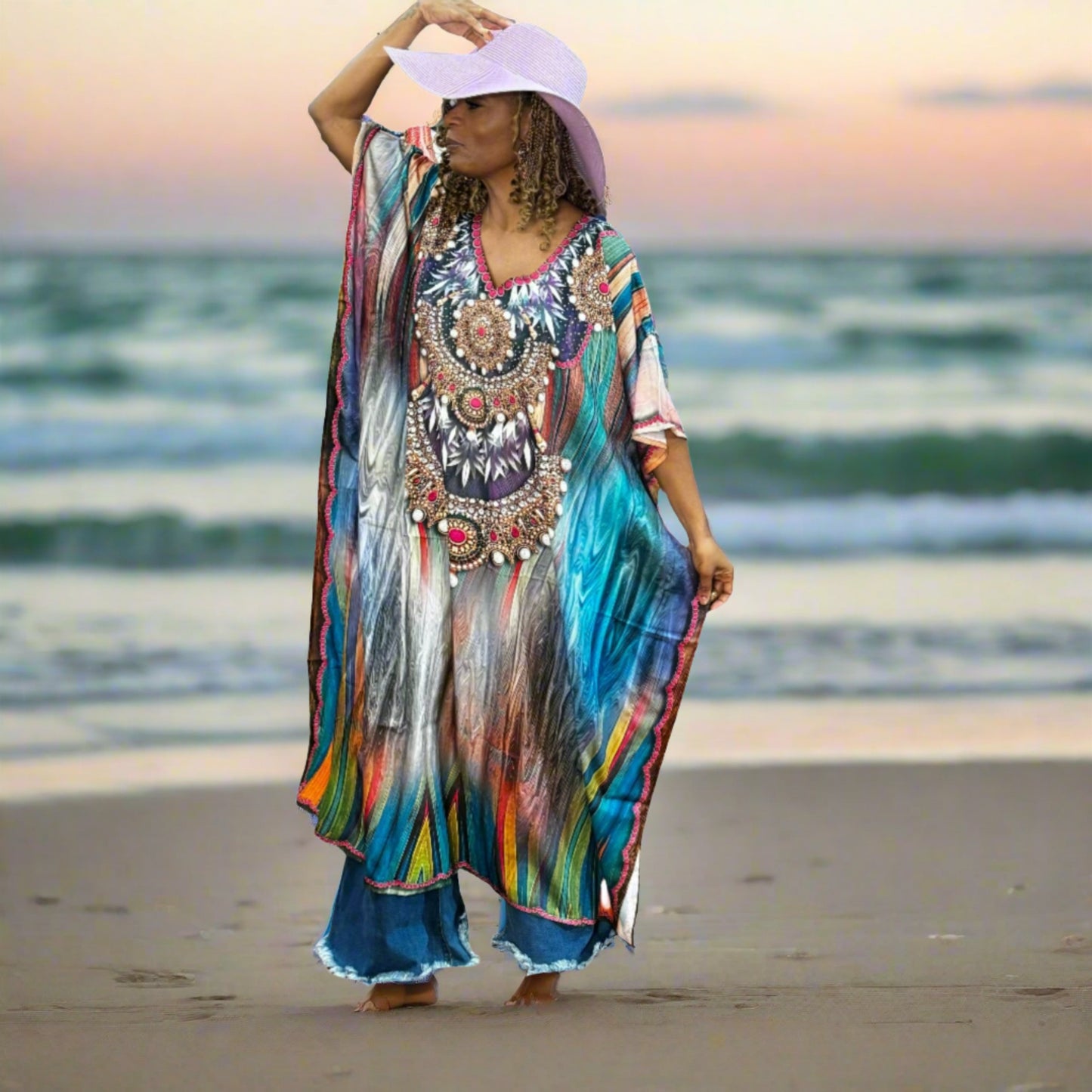 Vibrant Print Caftans - House of FaSHUN by Shun Melson